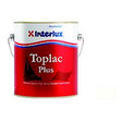 Interlux Toplac Plus representative one-gallon packaging with official YLK184 Mediterranean White swatch