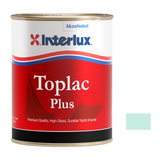 Interlux Toplac Plus quart packaging with official YLK256 Sea Foam Green color swatch