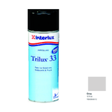 Interlux Trilux 33 Aerosol Antifouling Bottom Paint — Gray — 12 fl.oz — YBA064A/12; manufacturer can illustration with original manufacturer color swatch