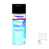 Interlux Trilux 33 Aerosol Antifouling Bottom Paint — White — 12 fl.oz — YBA068A/12; manufacturer can illustration with original manufacturer color swatch