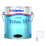 Interlux Trilux 33 Antifouling Bottom Paint — White — 1 Gallon — YBA068/1; manufacturer can illustration with original manufacturer color swatch