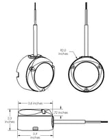 Kraken Underwater Dock Light — manufacturer dimensional drawing