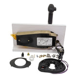 Quicksilver 8M0030551 panel-mount control rear mounting view and wiring