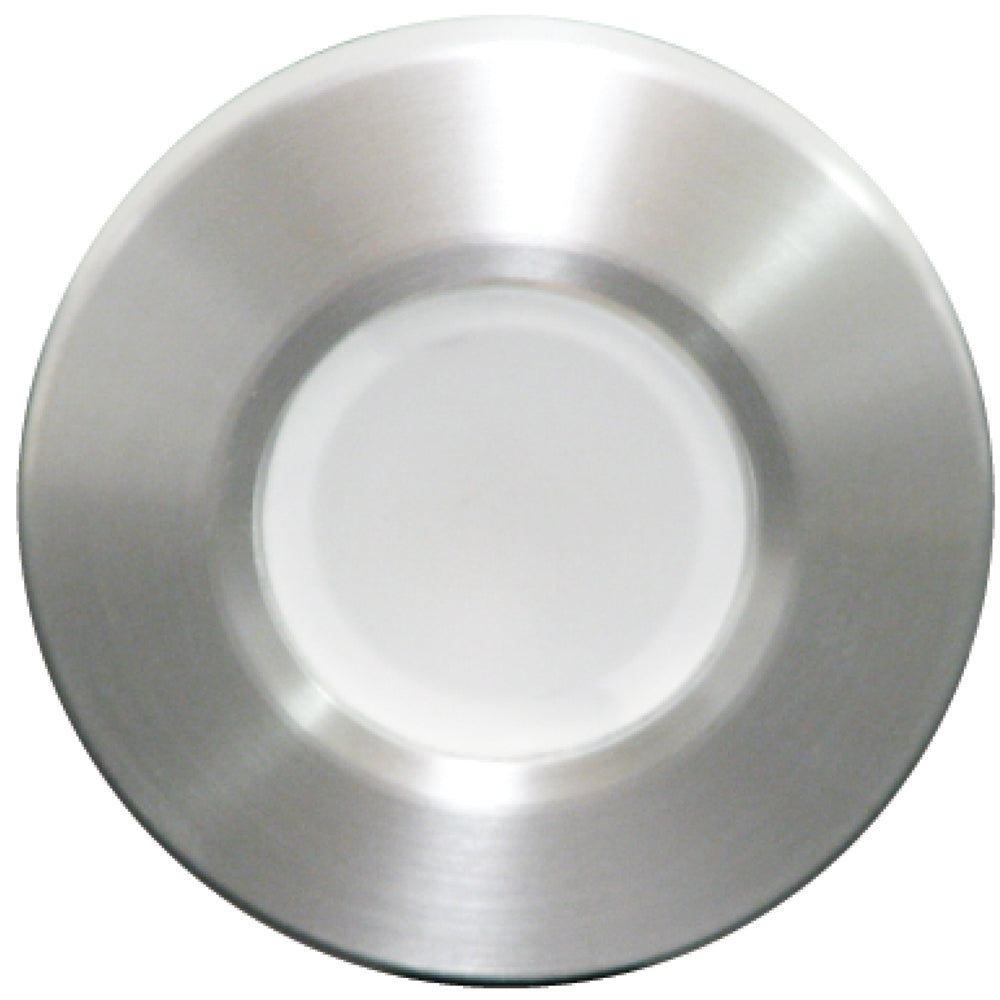 Lumitec Orbit Spectrum Flush Mount Down Light - Brushed Housing - White Dimming & Red/Blue Non-Dimming — 112507