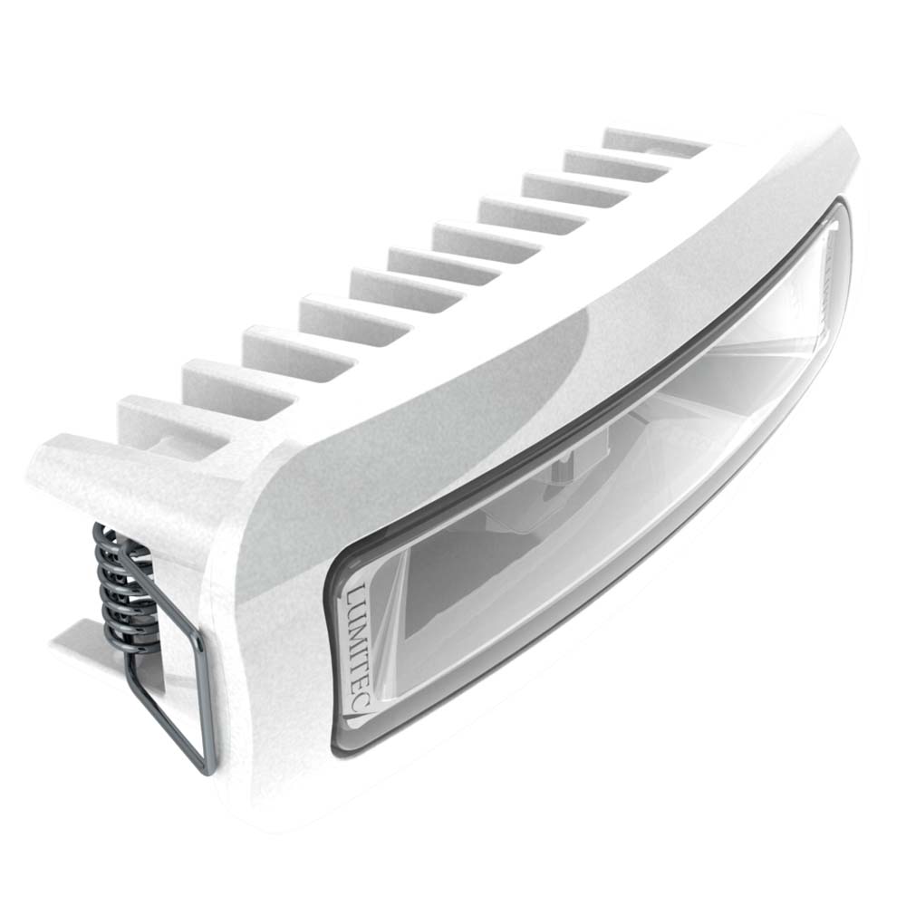 Lumitec Capri3 Spreader Light - White/Red Dimming - White Housing — 101722