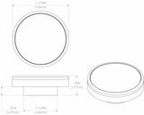 Halo Flush Mount LED Down Light manufacturer dimensions