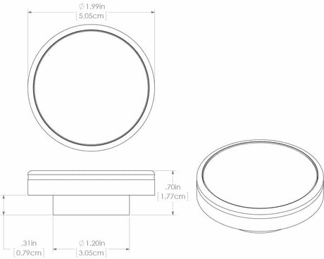 Halo Flush Mount LED Down Light manufacturer dimensions