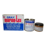 Marine-Tex RM302C Gray 14 oz epoxy repair kit with resin and hardener