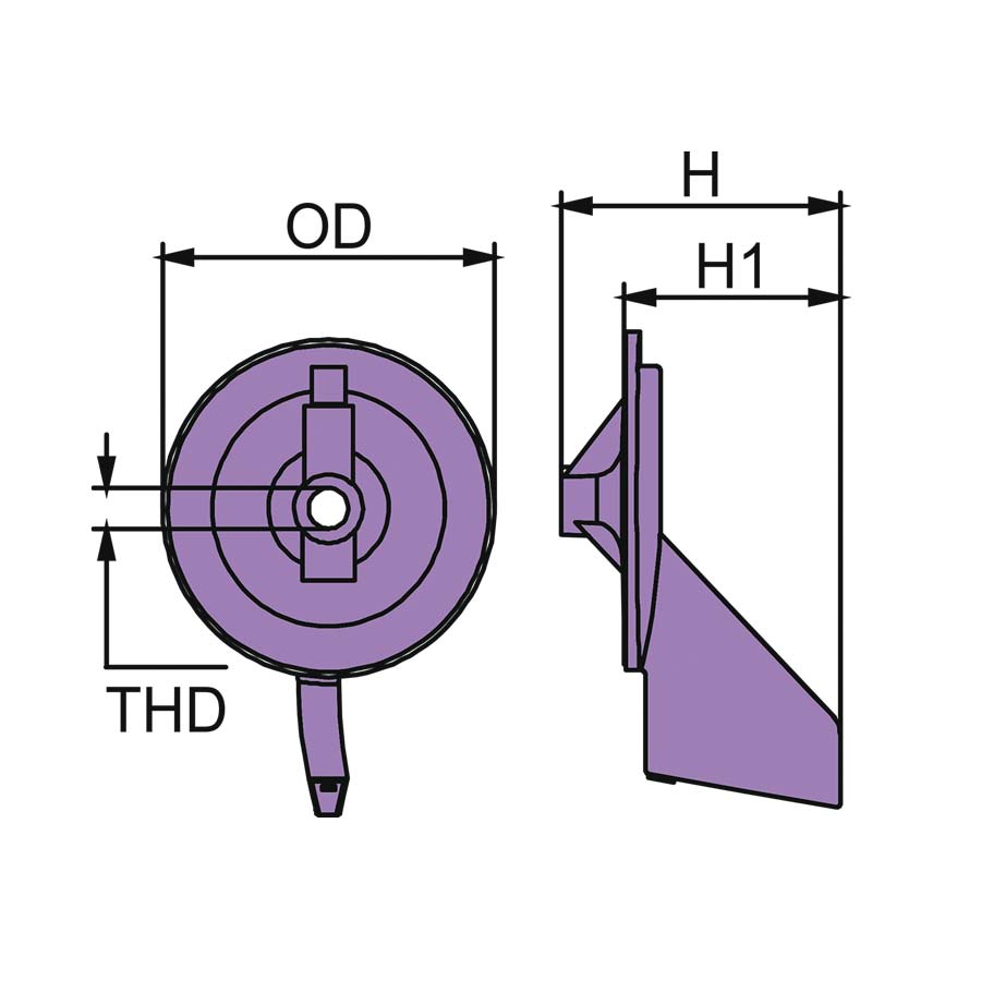 Martyr CM6J94537101A, CM6J94537101Z manufacturer dimensional drawing