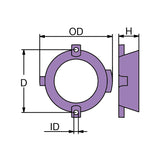 Martyr CM806105A, CM806105M, CM806105Z manufacturer dimensional drawing