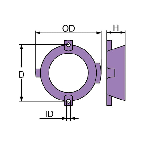 Martyr CM806105A, CM806105M, CM806105Z manufacturer dimensional drawing