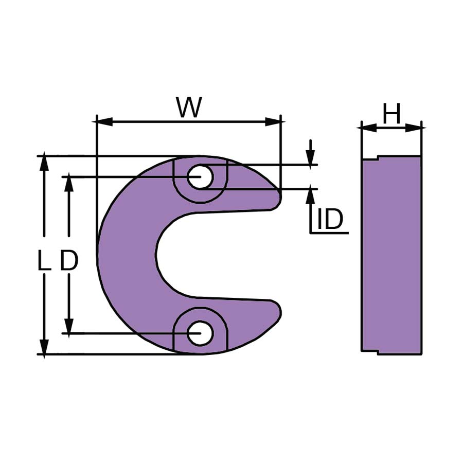 Martyr CM806189A, CM806189M, CM806189Z manufacturer dimensional drawing