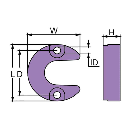 Martyr CM806189A, CM806189M, CM806189Z manufacturer dimensional drawing