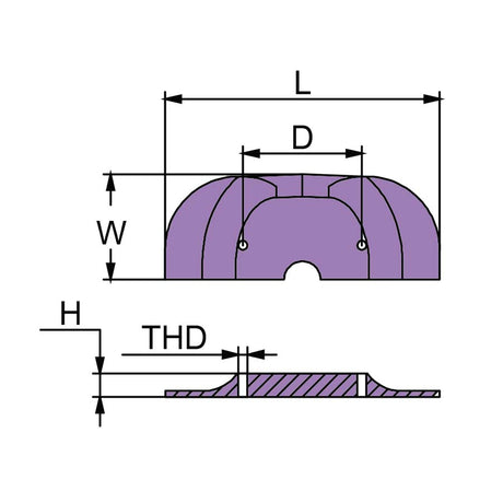 Martyr CM821629CA, CM821629CZ, CM821629M manufacturer dimensional drawing