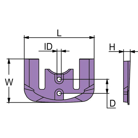Martyr CM821630C2A, CM821630C2M, CM821630C2Z manufacturer dimensional drawing