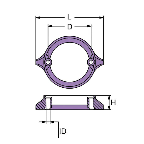 Martyr CM875821Z manufacturer dimensional drawing