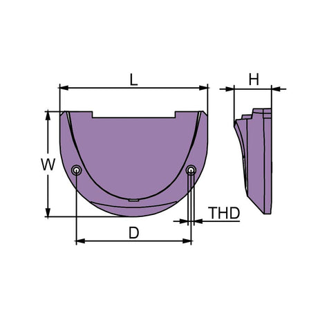 Martyr CM984513A manufacturer dimensional drawing