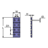Martyr CMM40 manufacturer dimensional drawing