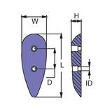 Martyr CMT20, CMT20M, CMT21 manufacturer dimensional drawing