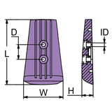 Martyr CM3883728M manufacturer dimensional drawing