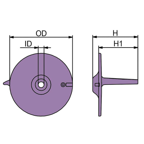 Martyr CM41107ZV500Z manufacturer dimensional drawing