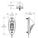 Nautilus Piling Light — manufacturer dimensional drawing