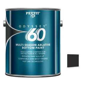 Pettit Odyssey 60 packaging with official Black color swatch