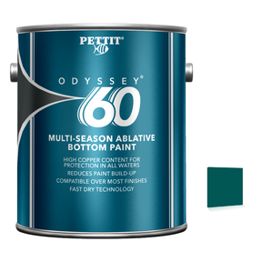 Pettit Odyssey 60 packaging with official Green color swatch
