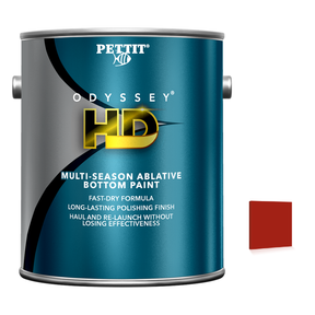Pettit Odyssey HD packaging with official Red color swatch