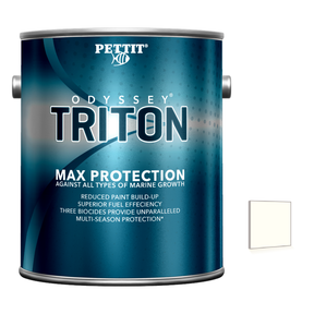 Pettit Odyssey Triton packaging with official White color swatch