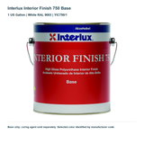 Interlux Interior Finish 750 Base — 1 US Gallon | White RAL 9003 | YIC750/1. Base only; curing agent sold separately. Selected color identified by manufacturer code.