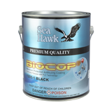 95-12051GL-clean | Original Sea Hawk manufacturer Biocop gallon package photo — exact listed Black or Light Gray example; Colorkote can is color-neutral
