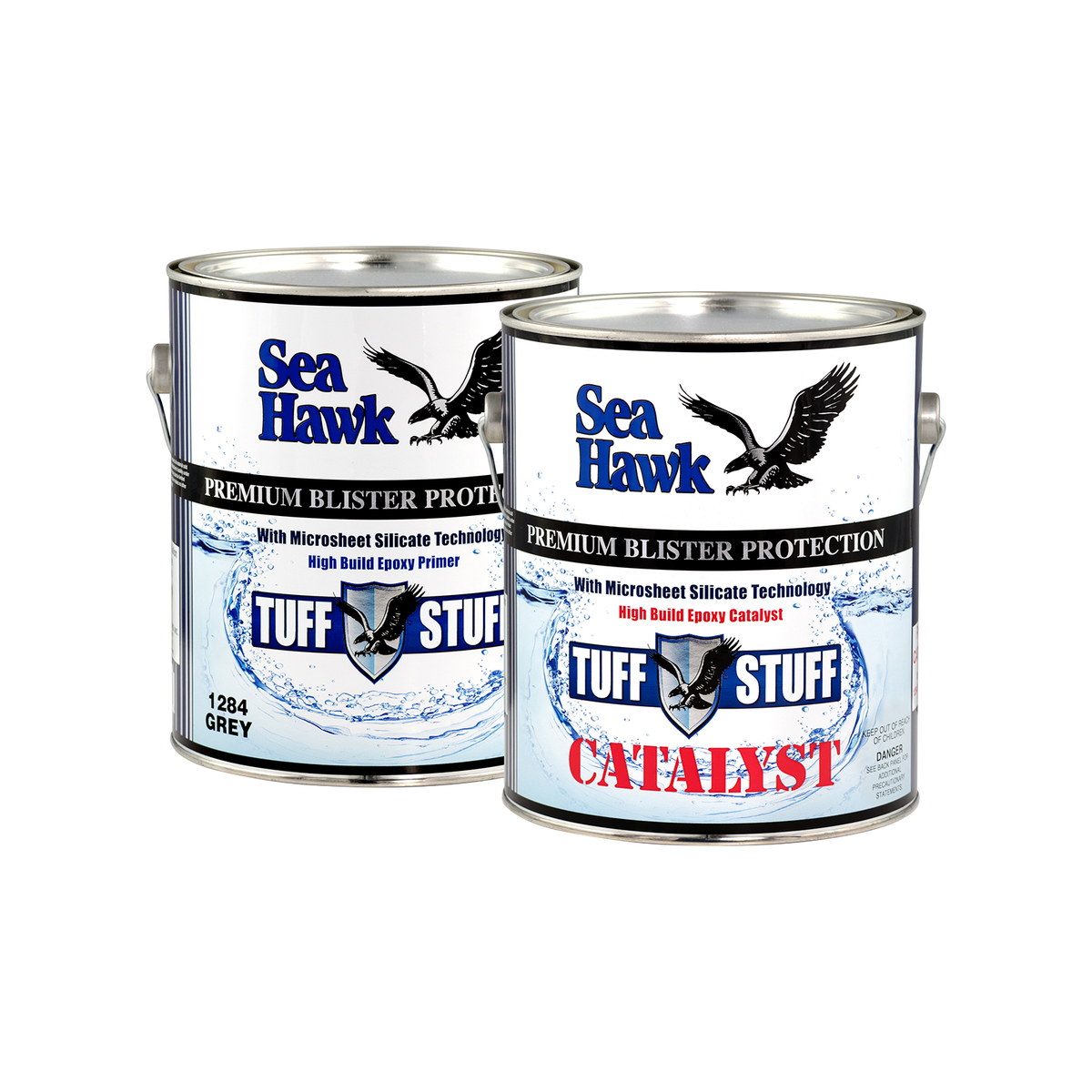 95-1284GLKIT-clean | Original Sea Hawk manufacturer TUFF STUFF - package photo — exact listed Black or Light Gray example; Colorkote can is color-neutral