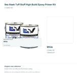 95-1285WGLKIT | 2 Gallon Kit | White | can and original swatch