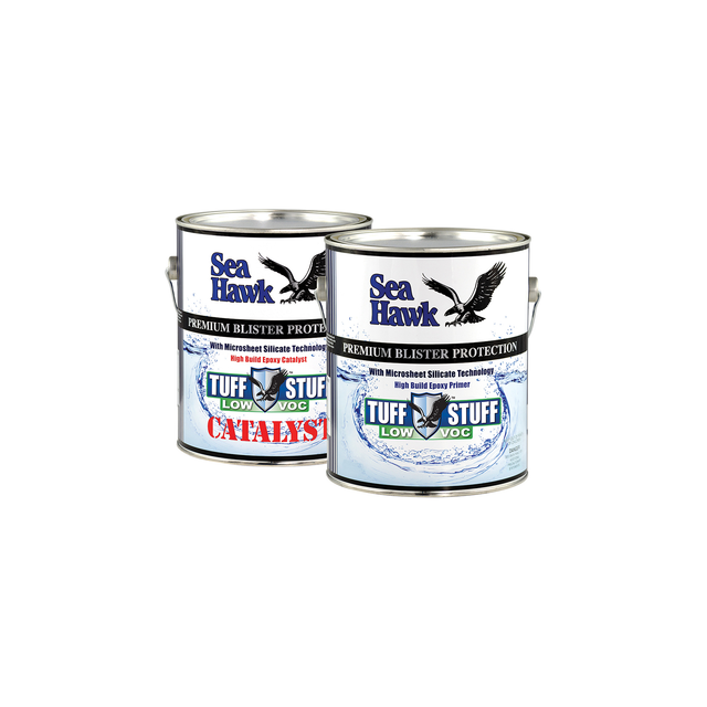 95-1286GLKIT-clean | Original Sea Hawk manufacturer Tuff Stuff Low VOC - package photo — exact listed Black or Light Gray example; Colorkote can is color-neutral