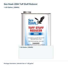 Sea Hawk 2084 Tuff Stuff Reducer — 1 US Gallon | 2084GL. Package illustration; selected size is 1 US gallon.