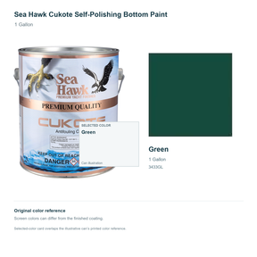 95-3433GL | 1 Gallon | Green | can and original swatch