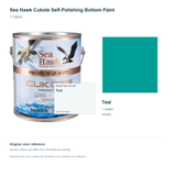 95-3434GL | 1 Gallon | Teal | can and original swatch