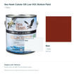 95-3441LGL | 1 Gallon | Red | can and original swatch