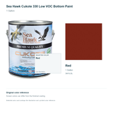 95-3441LGL | 1 Gallon | Red | can and original swatch