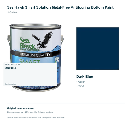 95-4730GL | 1 Gallon | Dark Blue | can and original swatch
