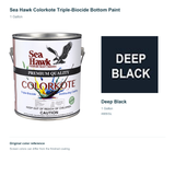 95-4905GL | 1 Gallon | Deep Black | can and original swatch