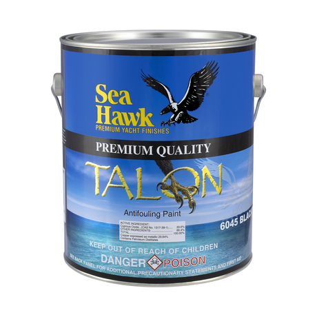 95-6045G-clean | Original Sea Hawk manufacturer Talon gallon package photo — exact listed Black or Light Gray example; Colorkote can is color-neutral