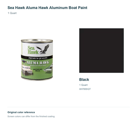 95-AH7005QT | 1 Quart | Black | can and original swatch