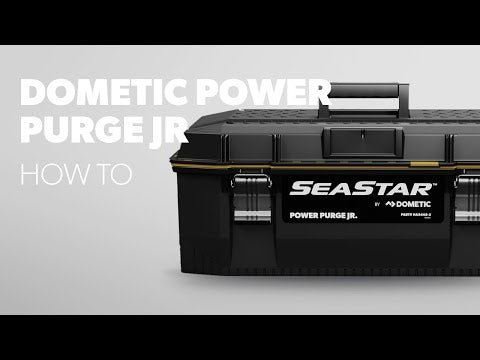 Dometic: How to Bleed Power Steering Using Power Purge Jr. — Follow the manual for the exact steering system and purging tool configuration.