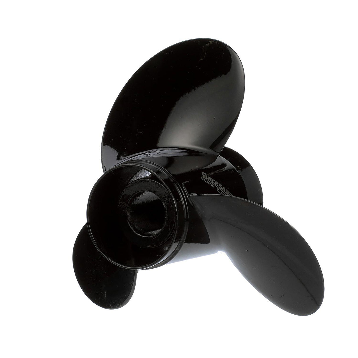 OEM Mercury / Quicksilver Black Diamond 3-Blade Aluminum Propeller, 12.5" Diameter x 8" Pitch, Right Hand Rotation