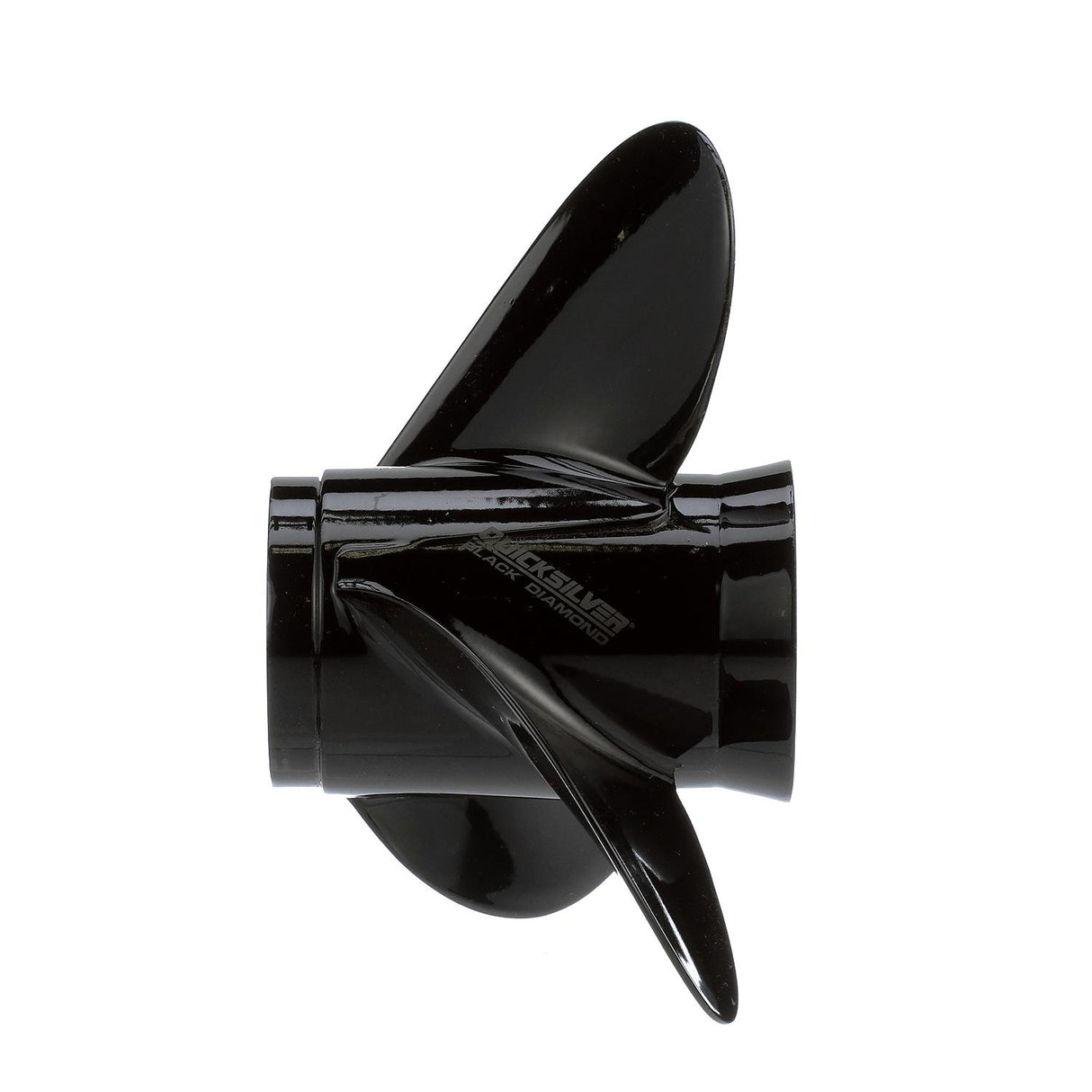 OEM Mercury / Quicksilver Black Diamond 3-Blade Aluminum Propeller, 12.5" Diameter x 8" Pitch, Right Hand Rotation