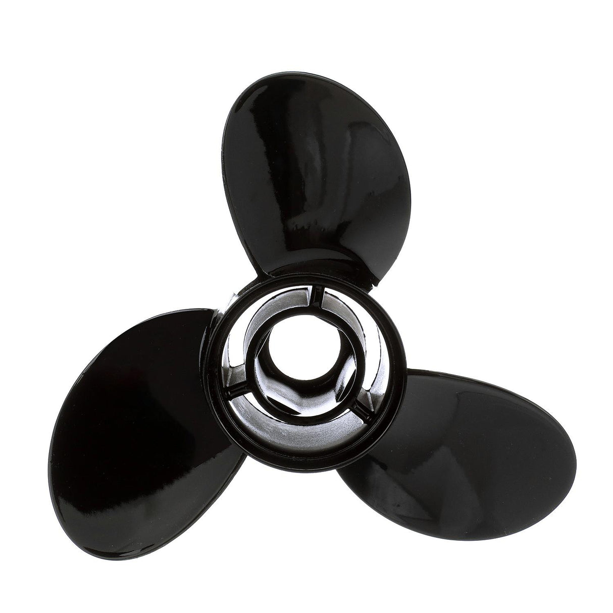 OEM Mercury / Quicksilver Black Diamond 3-Blade Aluminum Propeller, 12.5" Diameter x 8" Pitch, Right Hand Rotation