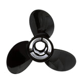 OEM Mercury / Quicksilver Black Diamond 3-Blade Aluminum Propeller, 12.5" Diameter x 8" Pitch, Right Hand Rotation