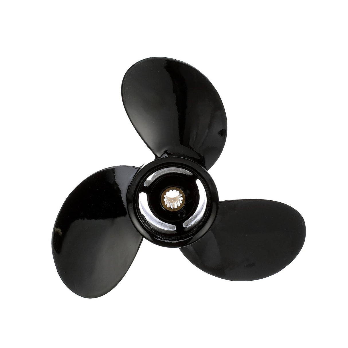 OEM Mercury / Quicksilver Black Diamond 3-Blade Aluminum Propeller, 9.25" Diameter x 9" Pitch, Right Hand Rotation